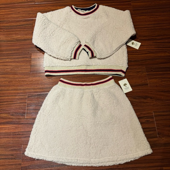 Faux Fur Sweater + Skirt Set - Picture 1 of 8